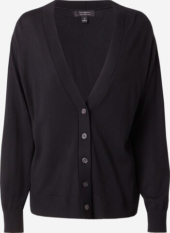 Banana Republic Knit Cardigan 'FOREVER' in Black: front