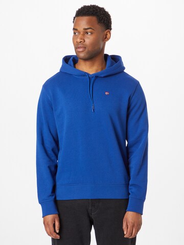 NAPAPIJRI Sweatshirt in Blauw: voorkant