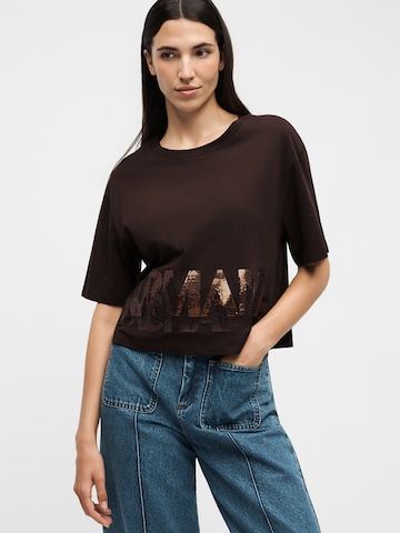 ARMANI EXCHANGE Koszulka w kolorze brązowy