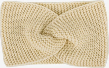 styleBREAKER Headband 'Krausstrick Stirnband Twist Knoten' in Beige: front
