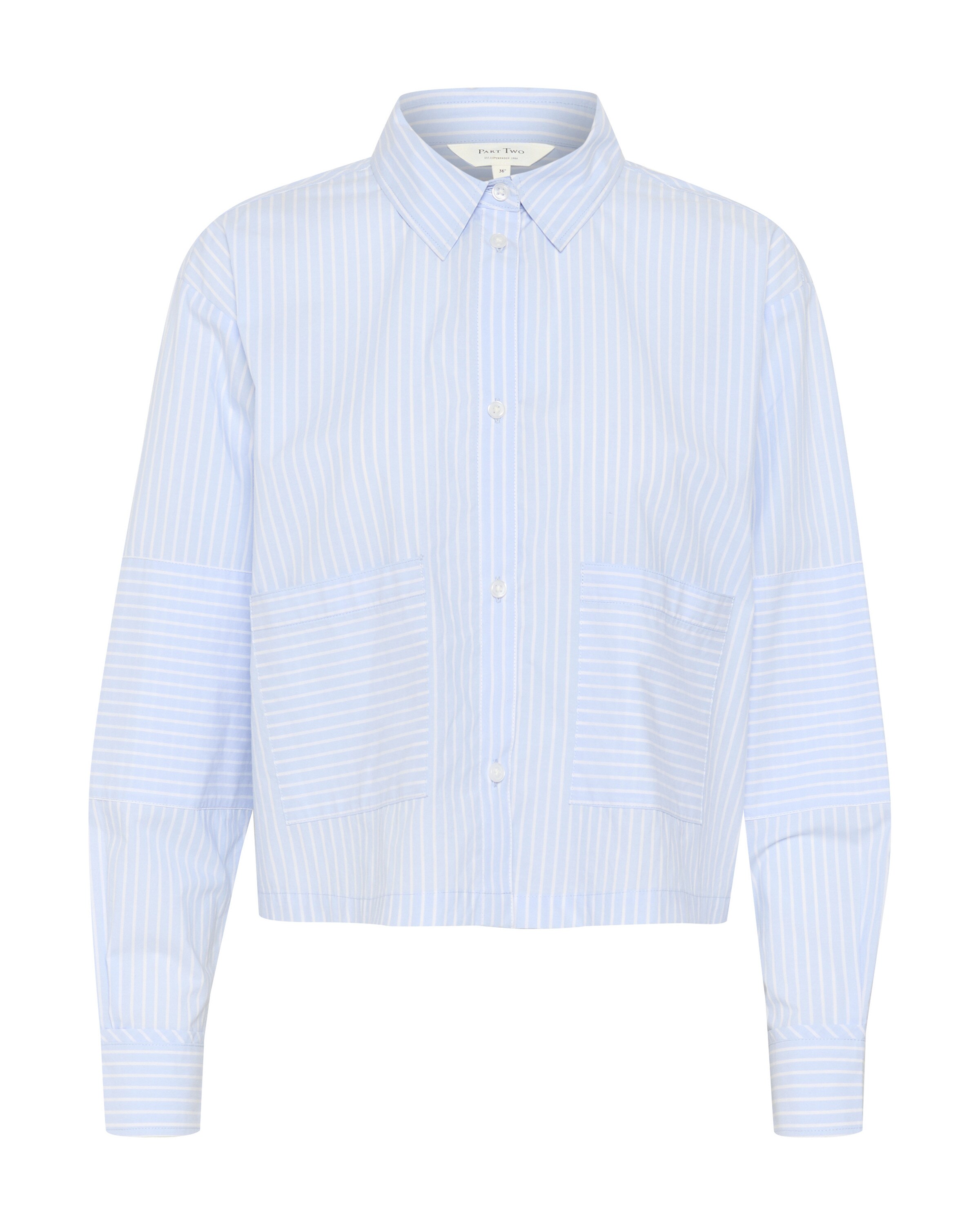 Part Two Bluse 'Caronne' in Blau: Vorderseite