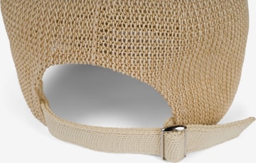styleBREAKER Cap 'Papierstroh Baseball Cap' in Beige