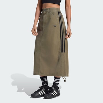 Gonna di ADIDAS ORIGINALS in verde: frontale