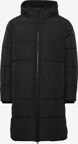 11 Project Between-Seasons Coat 'Dooby' in Black: front