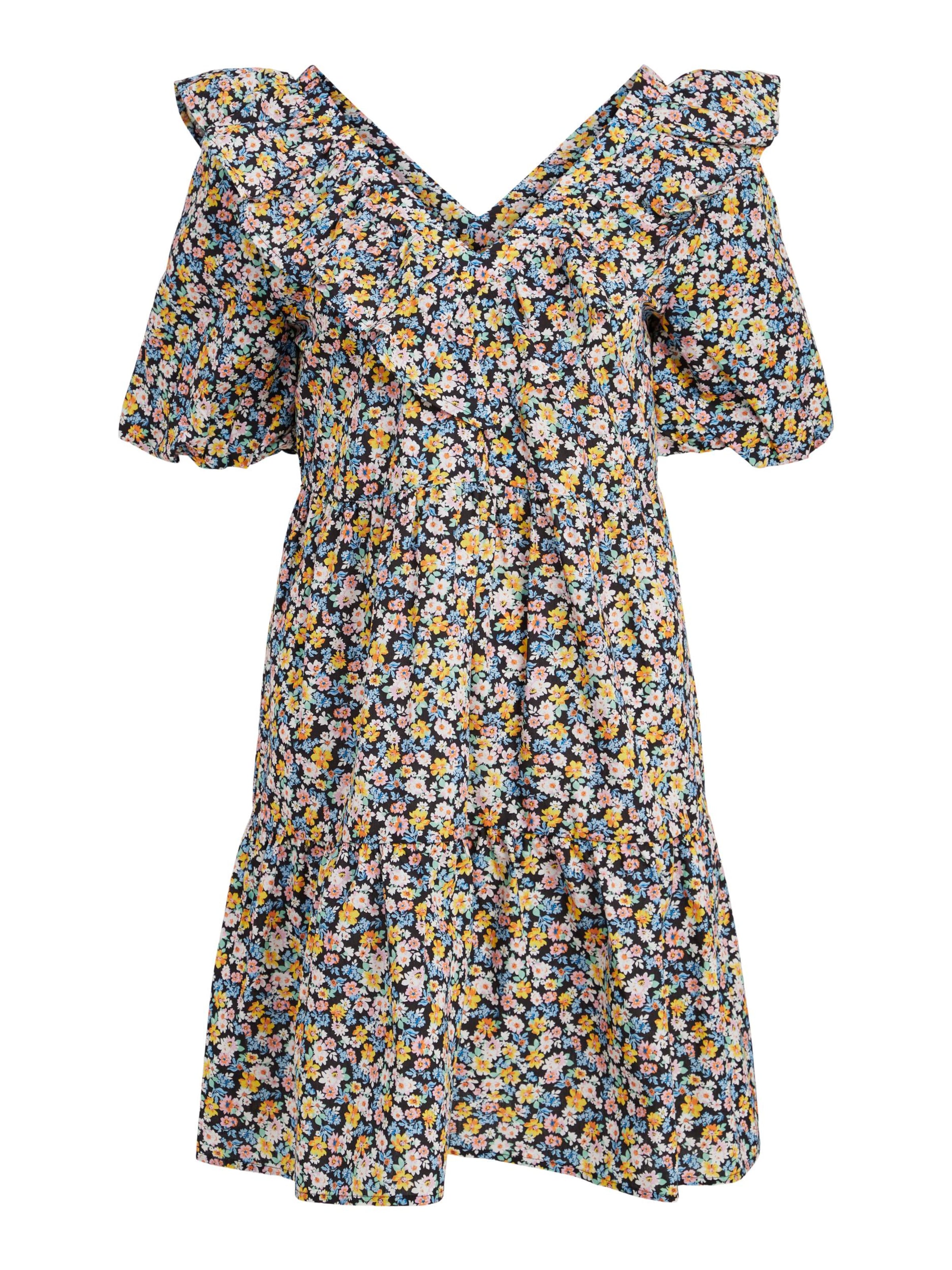 Abito 'Kalani' di VILA in nero: frontale