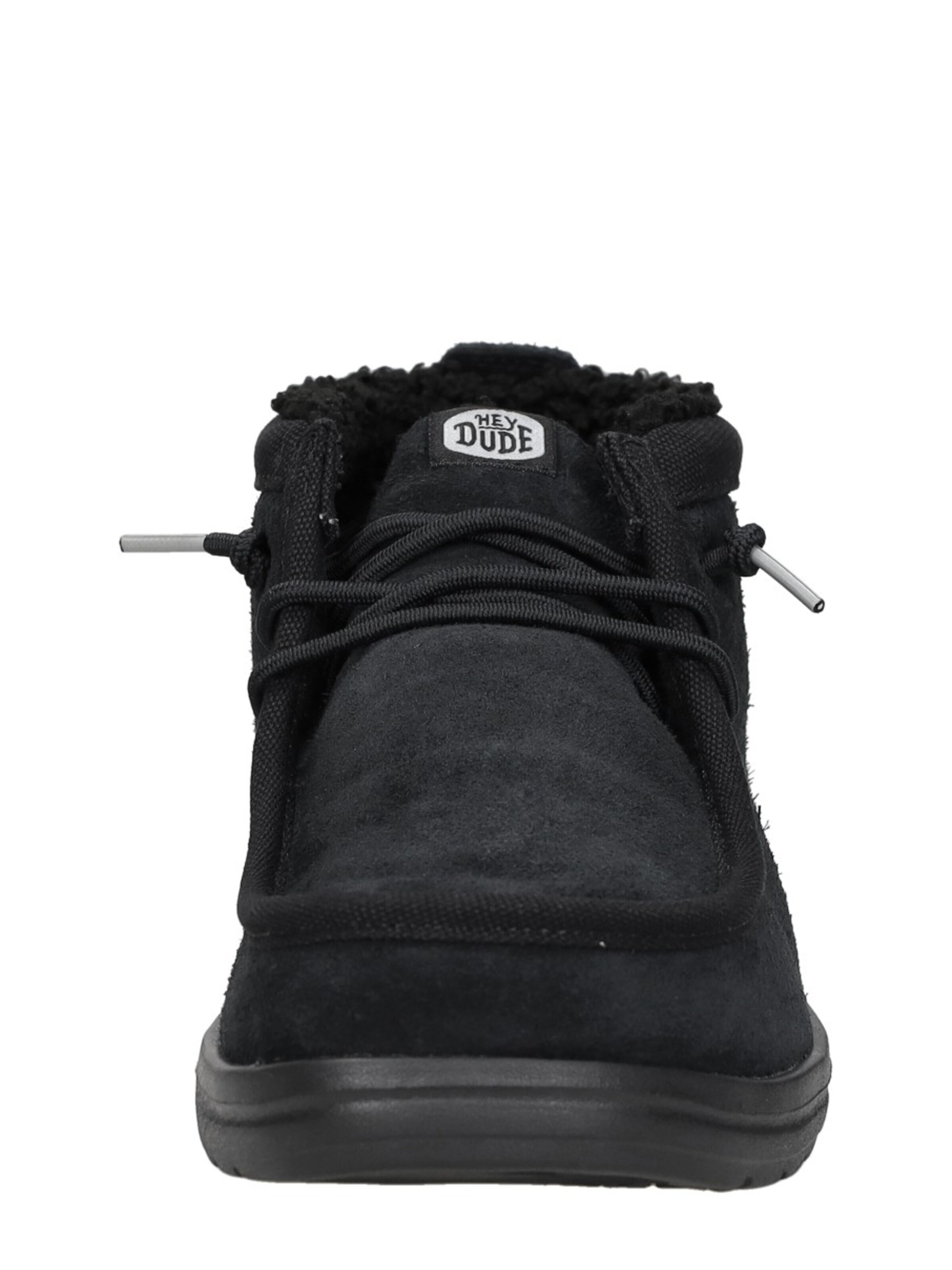 HEY DUDE Lace-up boot 'Wally Mid' in Black