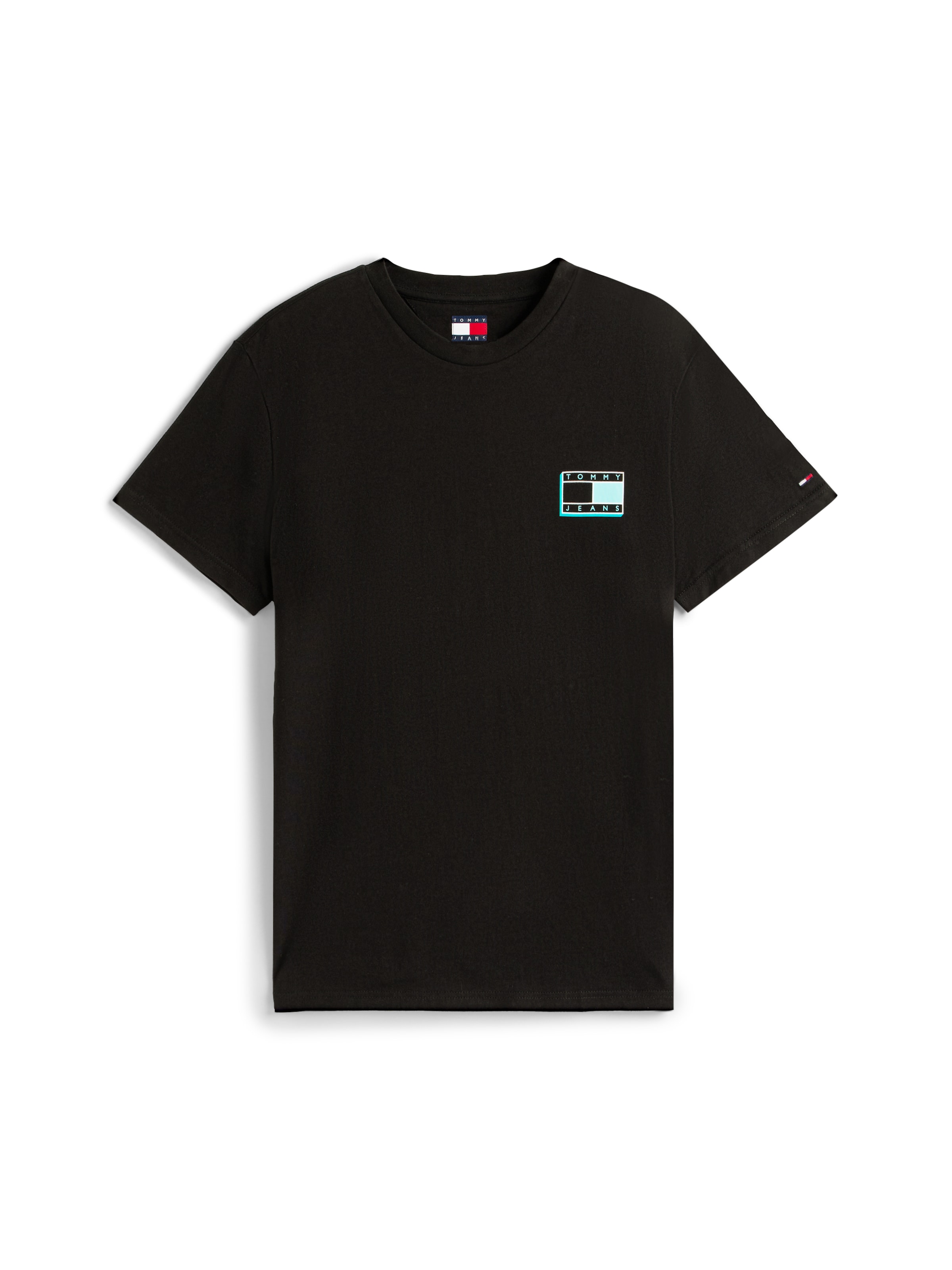 Tommy Jeans - Camiseta en negro: frente