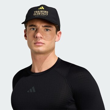 ADIDAS PERFORMANCETehnička sportska majica - crna boja