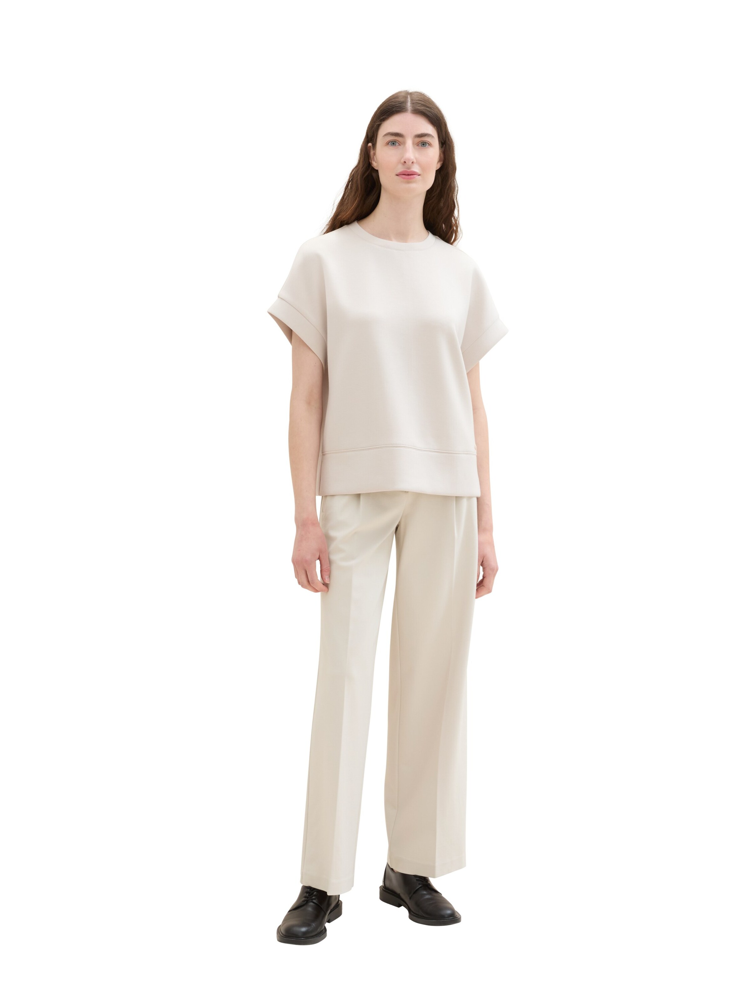 TOM TAILOR Loosefit Hose in Beige