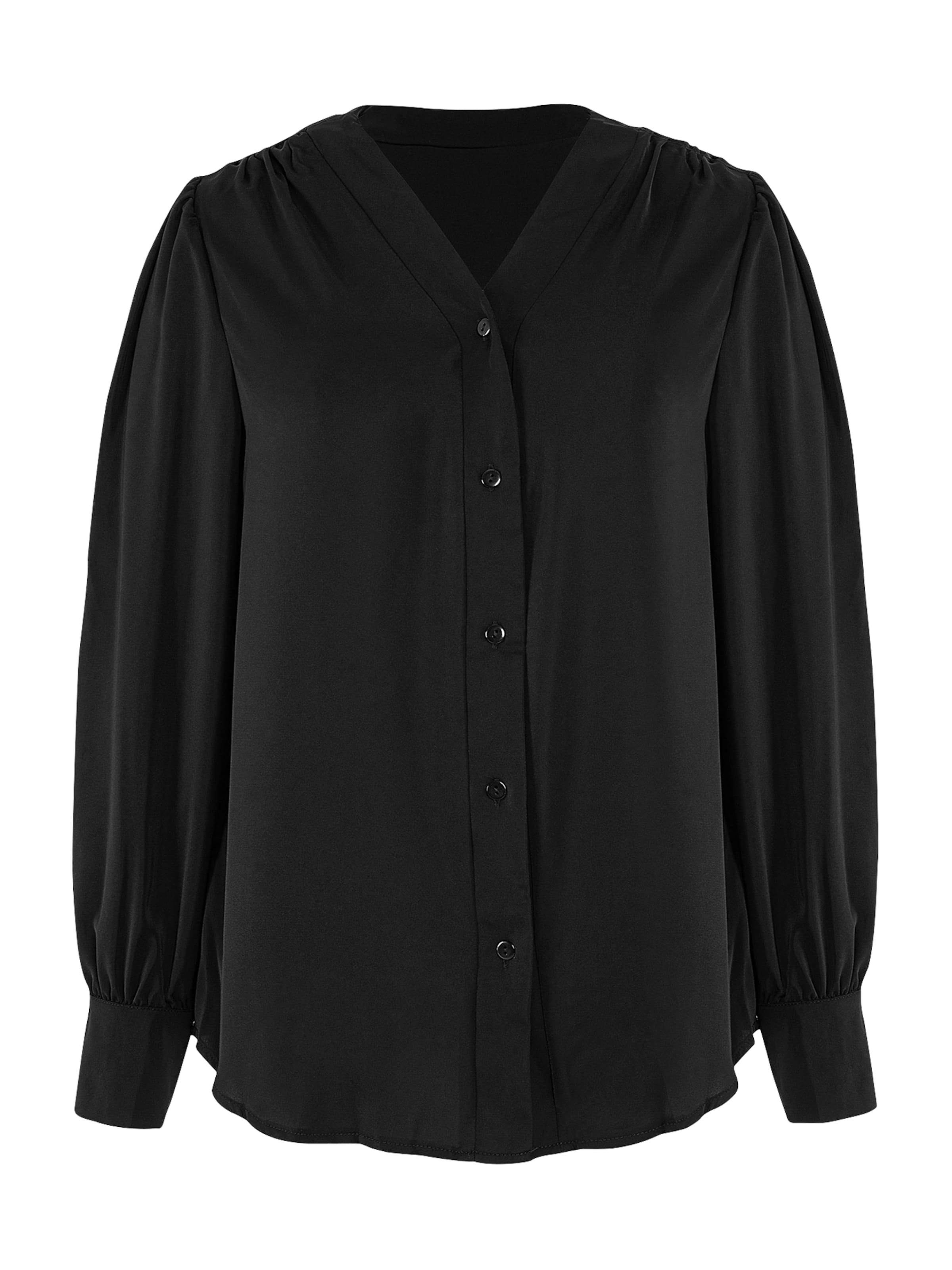 Chemisier Imily Bela en noir : devant