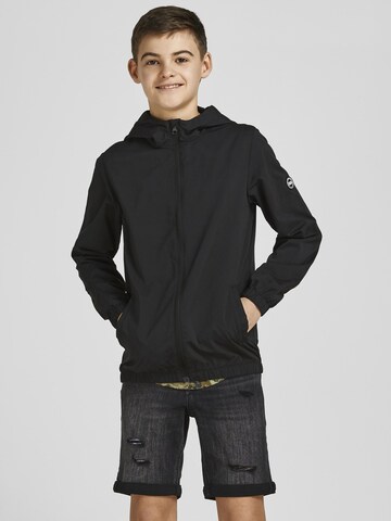 Jack & Jones Junior Přechodná bunda 'Will' – černá: přední strana