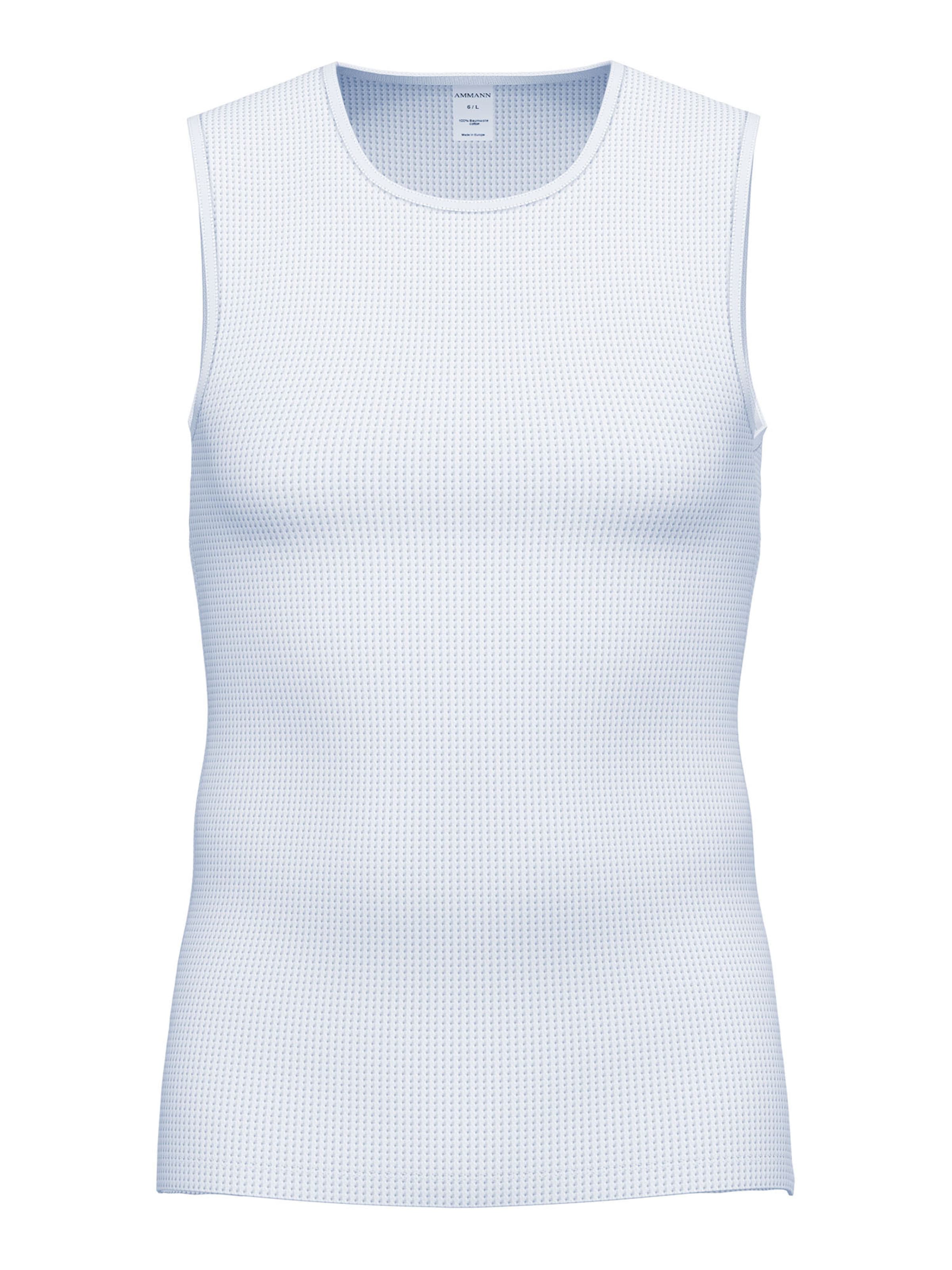 Maillot de corps ' Cotton Air ' Ammann en blanc