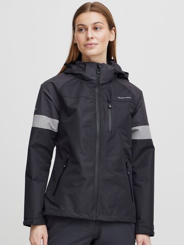 North Bend Weatherproof jacket 'Toana' in Black: front