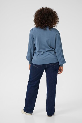 Pull-over 'Loni' KAFFE CURVE en bleu