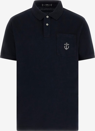 Marškinėliai iš GUESS, spalva – tamsiai mėlyna / balta, Prekių apžvalga