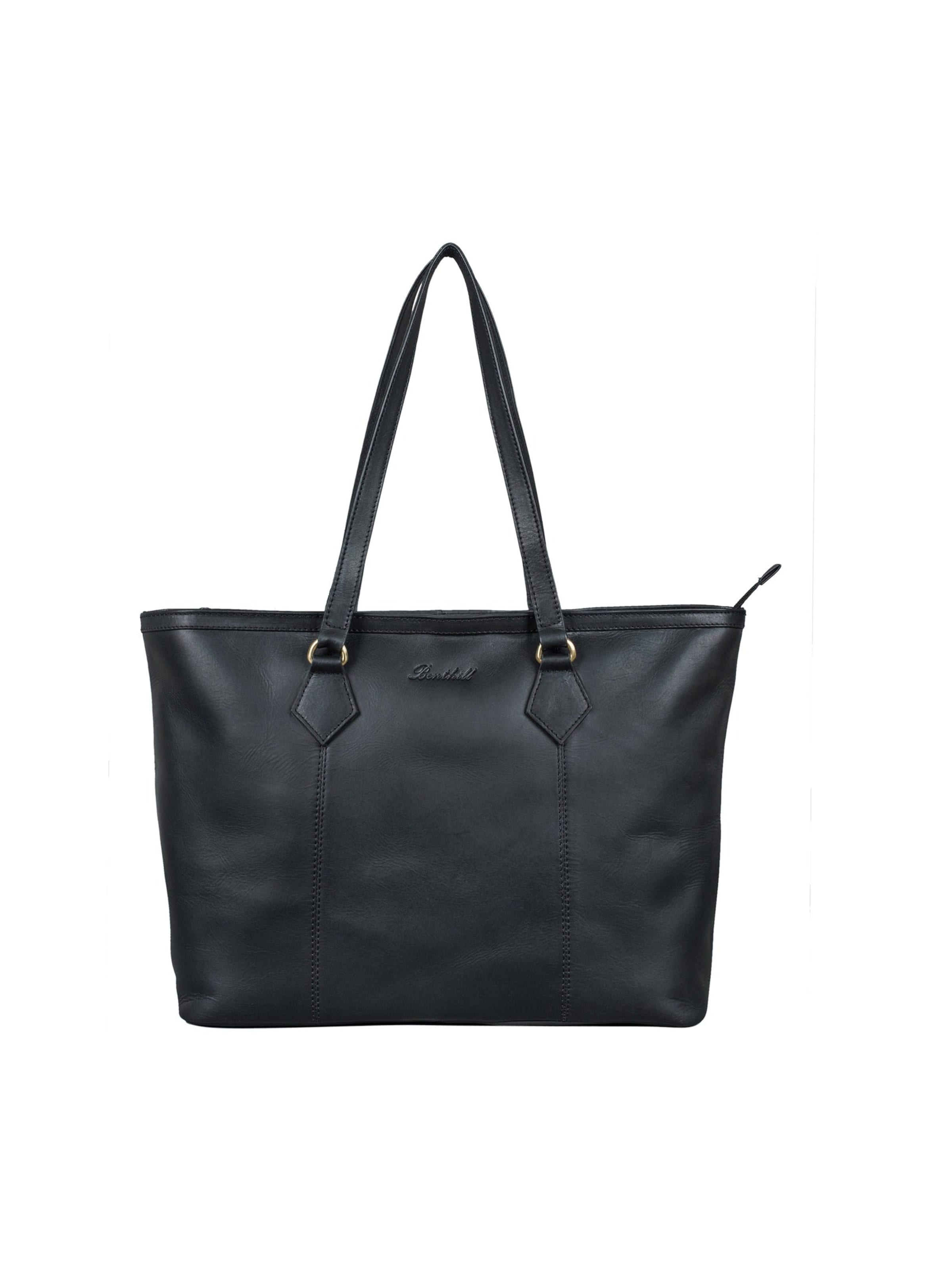 Benthill Shopper in Black: front