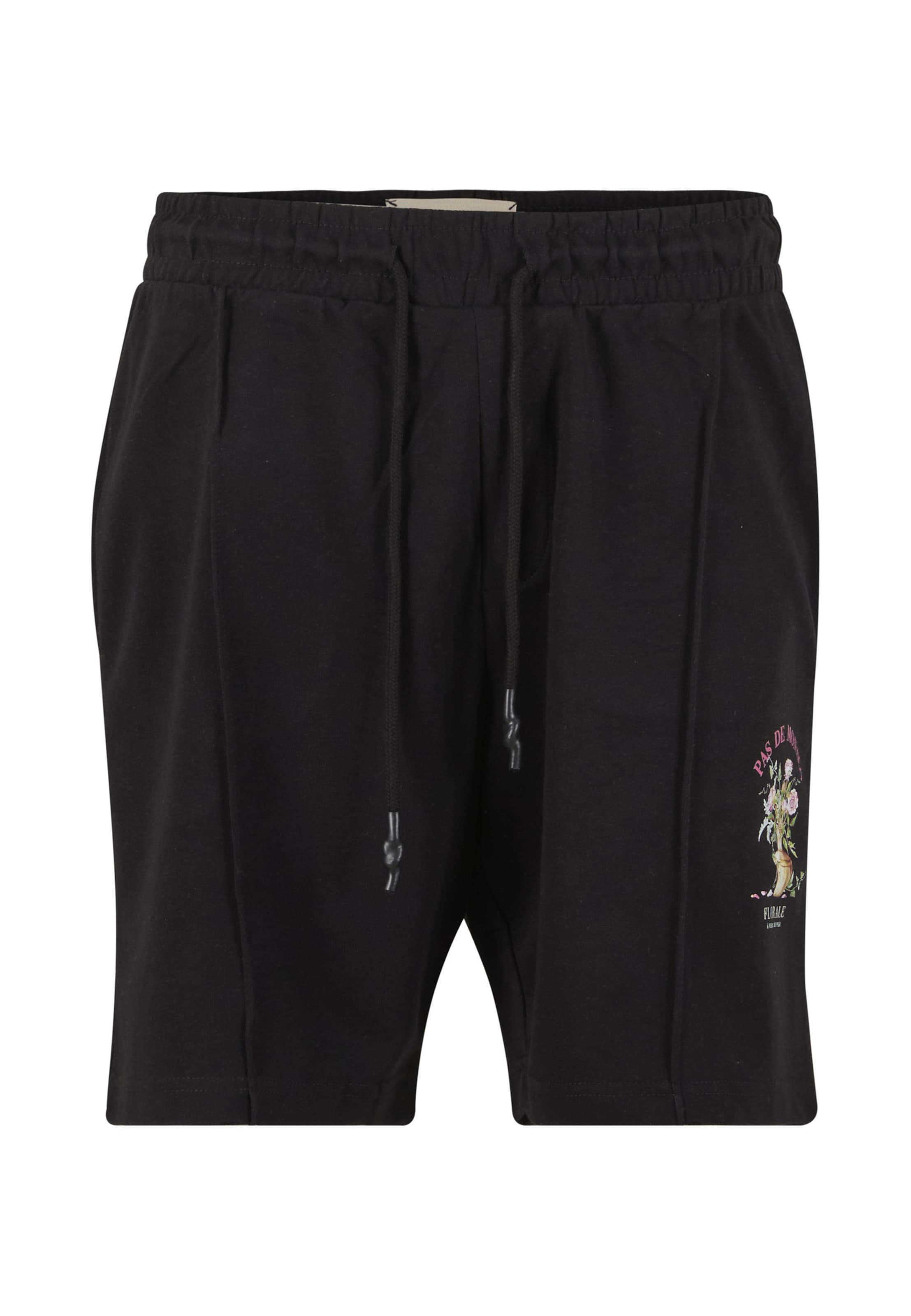Regular Pantalon 'Giardino' Pas De Monaco en noir : devant
