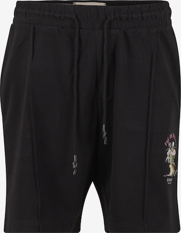 Regular Pantalon 'Giardino' Pas De Monaco en noir : devant