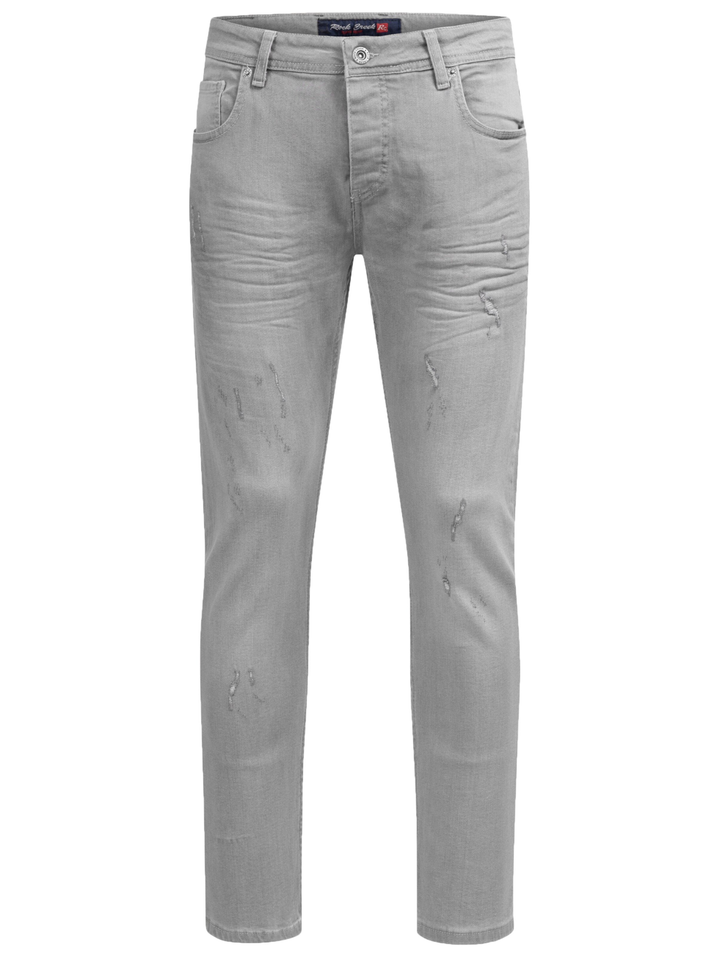 Rock Creek Regular Jeans in Grau: Vorderseite