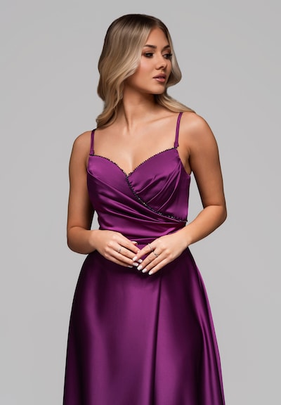 Ombre Robe de soirée en pourpre, Vue avec produit