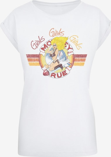 Merchcode T-shirt 'Motley Crue - Bomber Girl' en mélange de couleurs / blanc, Vue avec produit
