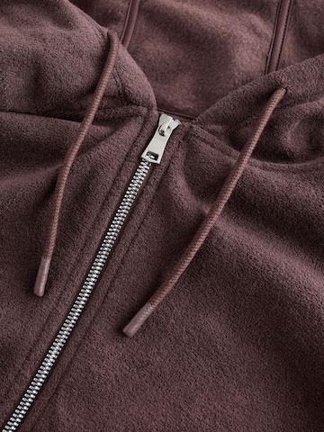 Next Fleece jas in Bruin