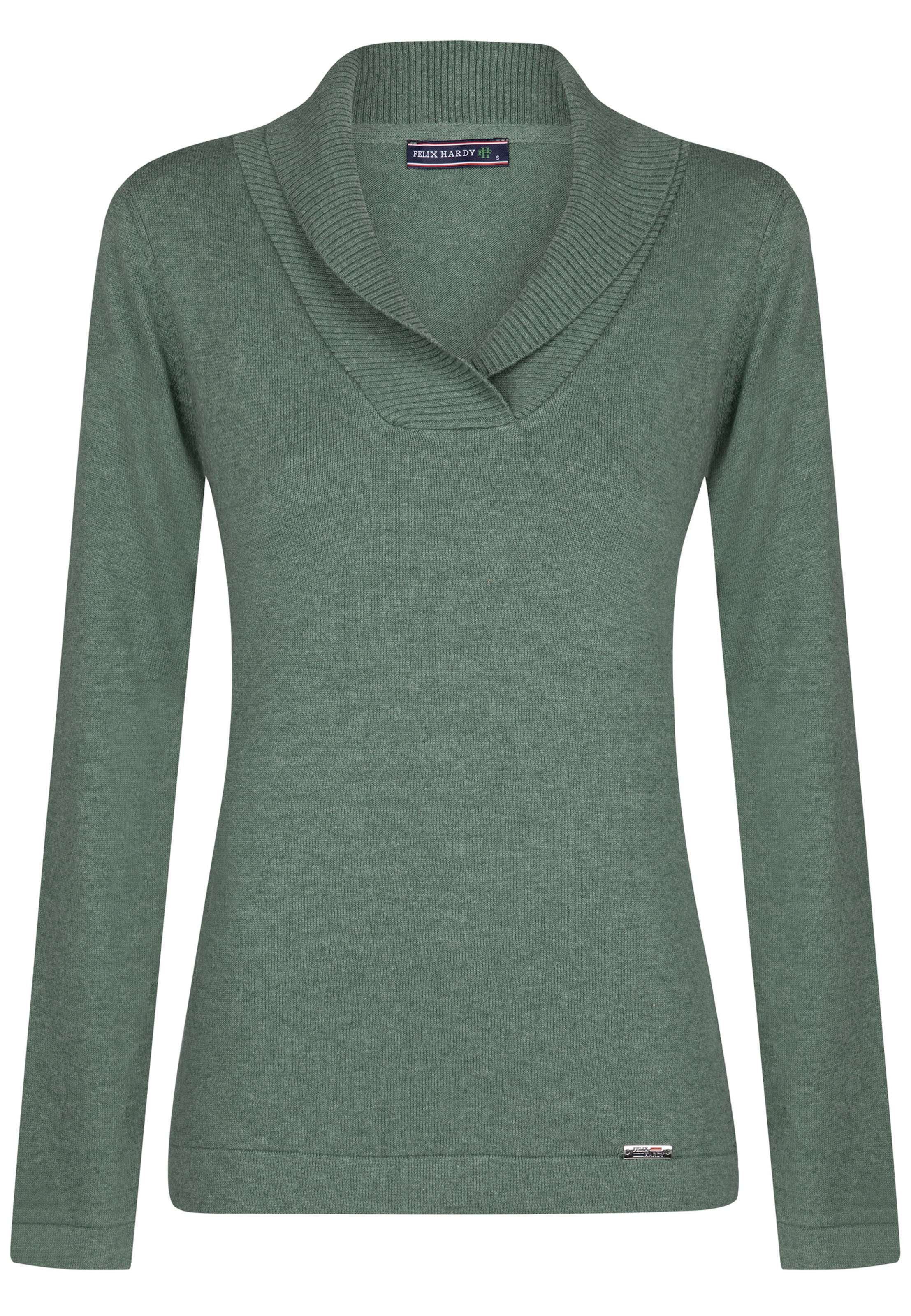 Pulover de la Felix Hardy pe verde: față