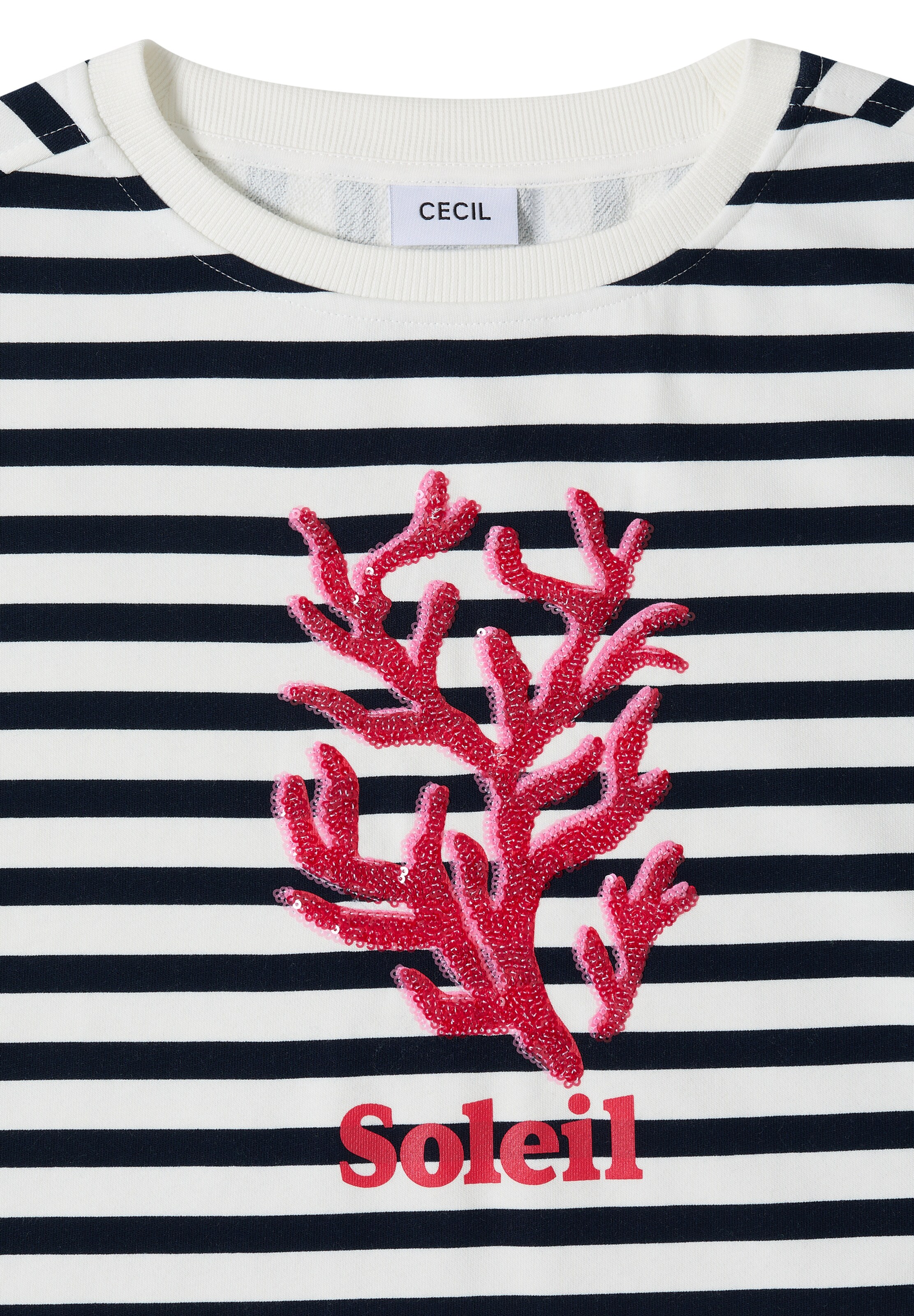 CECIL Sweatshirt in Blau