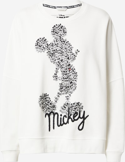 Bluză de molton 'Mickey' Frogbox pe negru / alb, Vizualizare produs