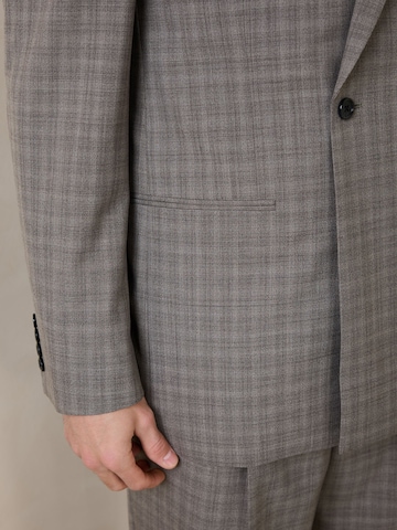 Next Comfort fit Suit Jacket 'N.Premium' in Brown