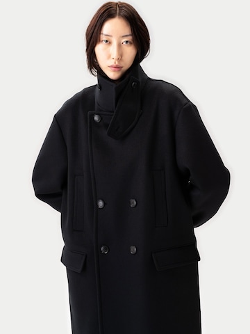 GOBI Cashmere Übergangsmantel 'Unisex Cashmere Trench Coat'‌‌‌‌‌‌‌‌‌‌ in Schwarz