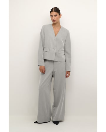 KAREN BY SIMONSEN Regular Pleat-Front Pants 'LavinaKB' in Grey