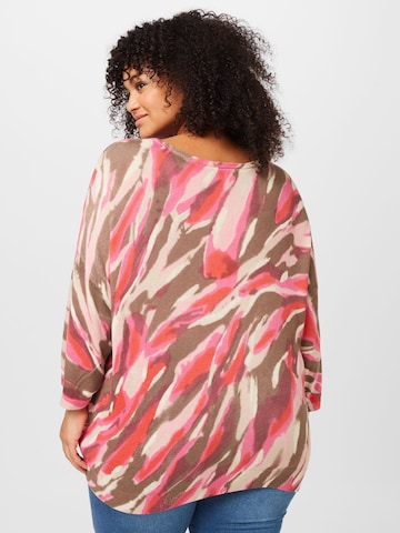 Fransa Curve - Pullover 'LOUISA' em rosa