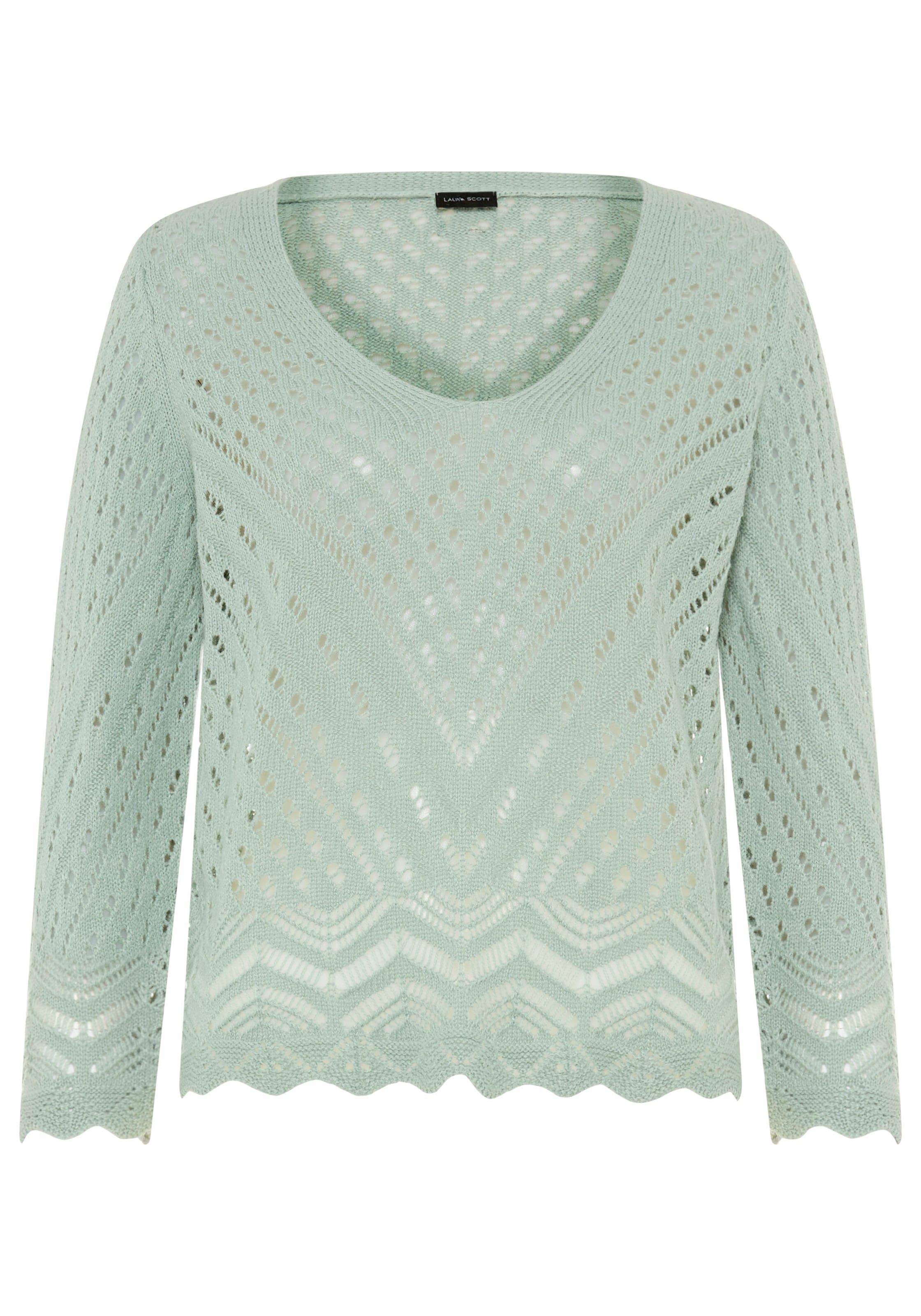 LAURA SCOTT Pullover in Grün: Vorderseite