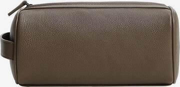 MANGO MAN Toiletry Bag 'Holborn' in Brown: front