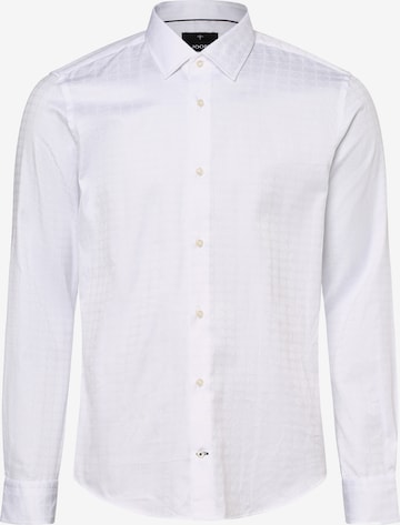 Slim fit Camicia business 'Pit' di JOOP! in bianco: frontale