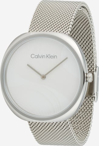 Calvin Klein Zegarek analogowy w kolorze srebrny: przód