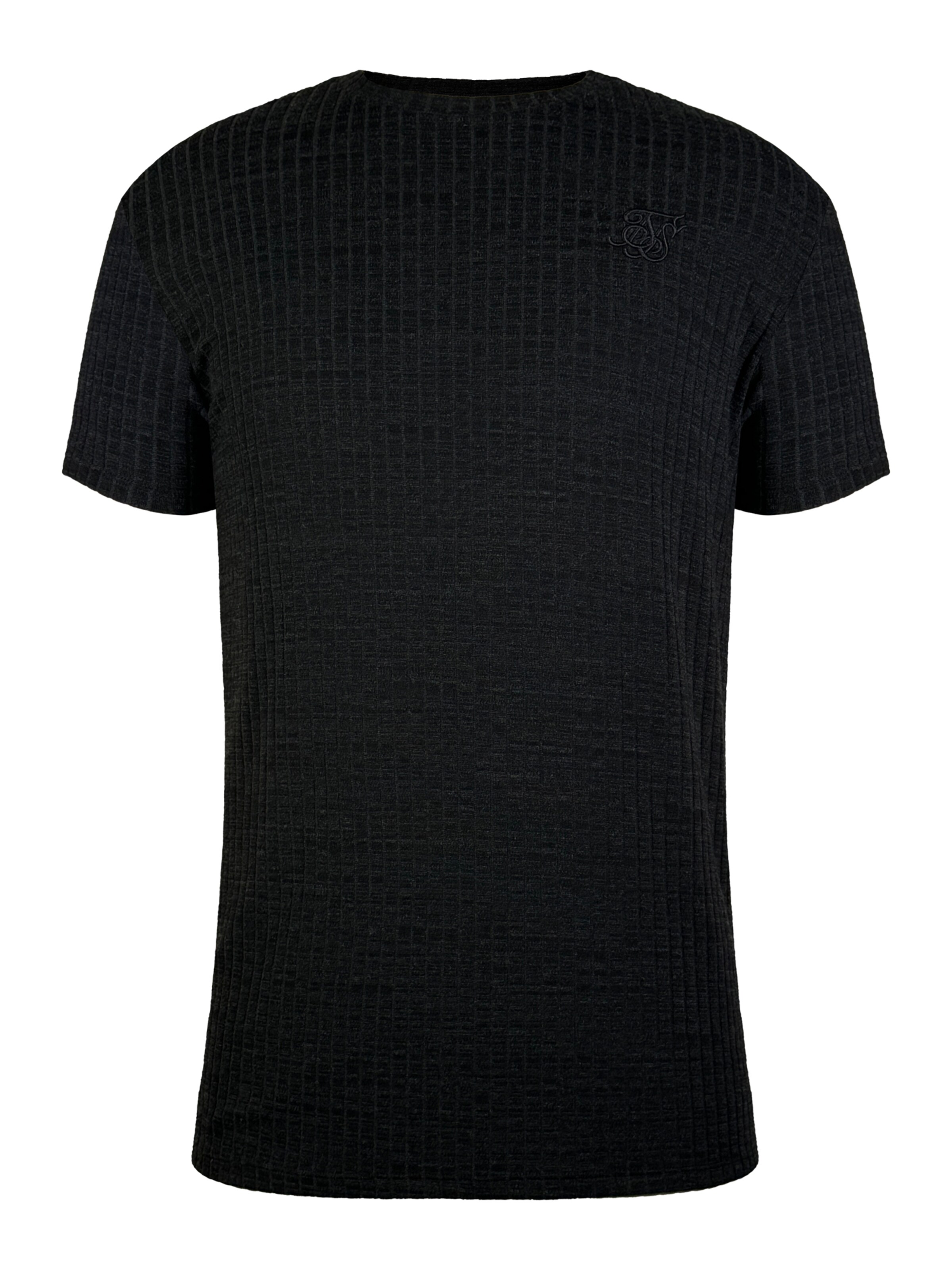 SikSilk Shirt in Schwarz: Vorderseite