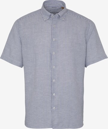 ETERNA Regular fit Button Up Shirt in Blue: front