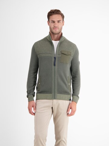 LERROS Strickjacke in Grün: Vorderseite