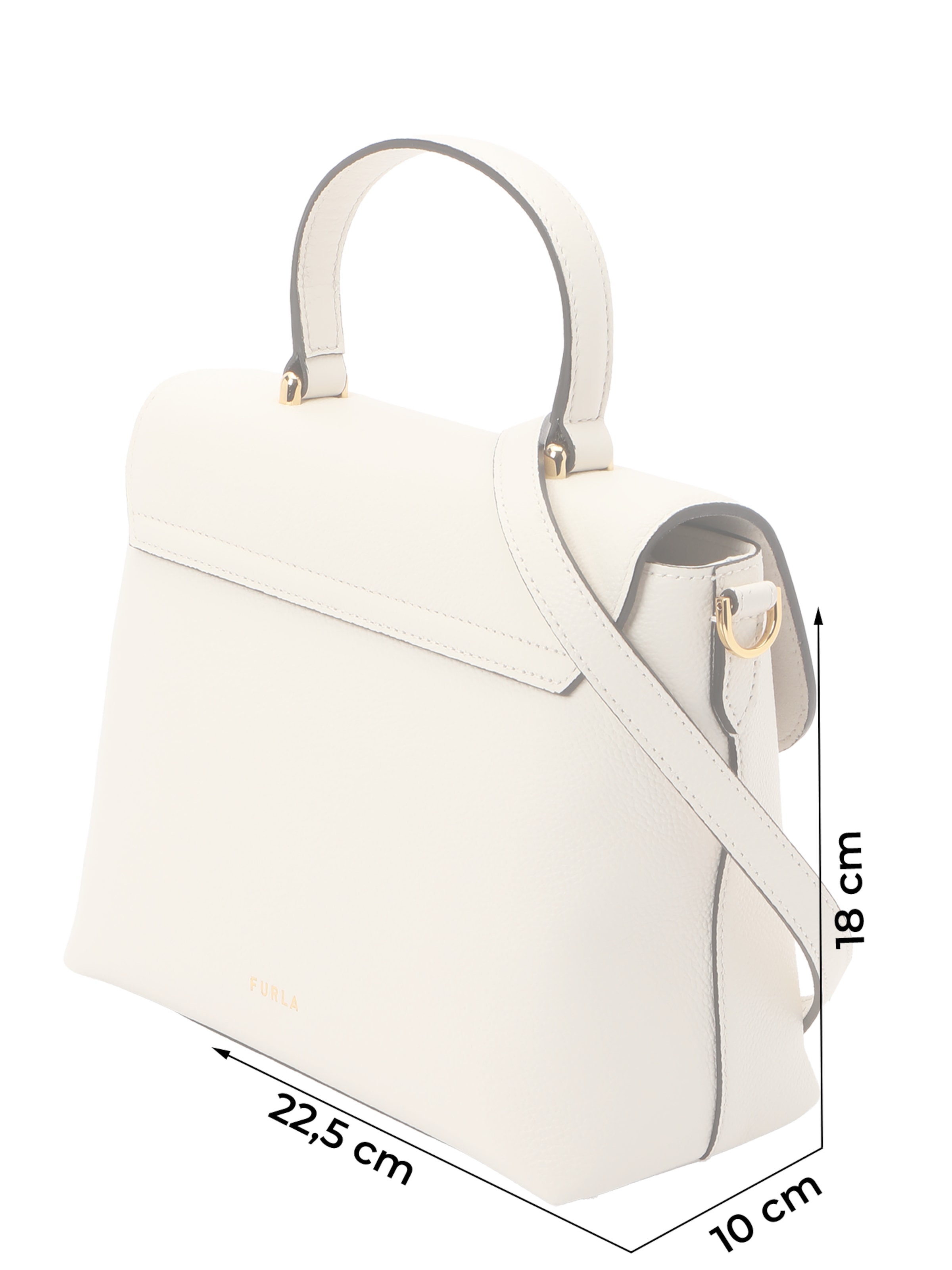 FURLA Kabelka 'MOONLIGHT' - Biela