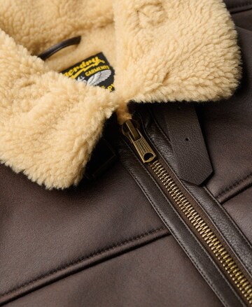 Veste mi-saison Superdry en marron