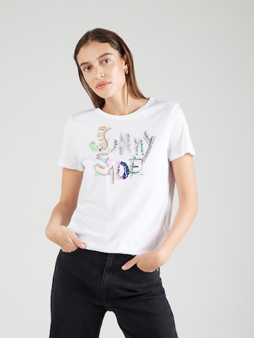 T-shirt Marc Cain en blanc : devant