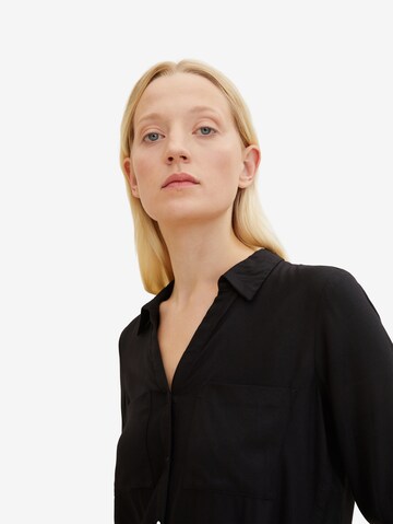 TOM TAILOR Blouse in Black