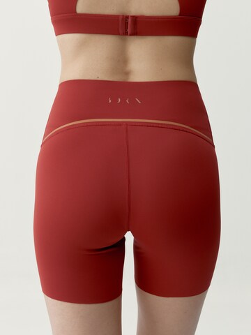 Born Skinny Workout Pants 'Brone' in Red