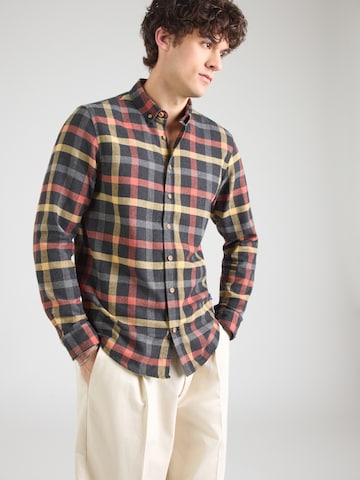 Kronstadt Средняя посадка Рубашка 'Johan' в Желтый: спереди