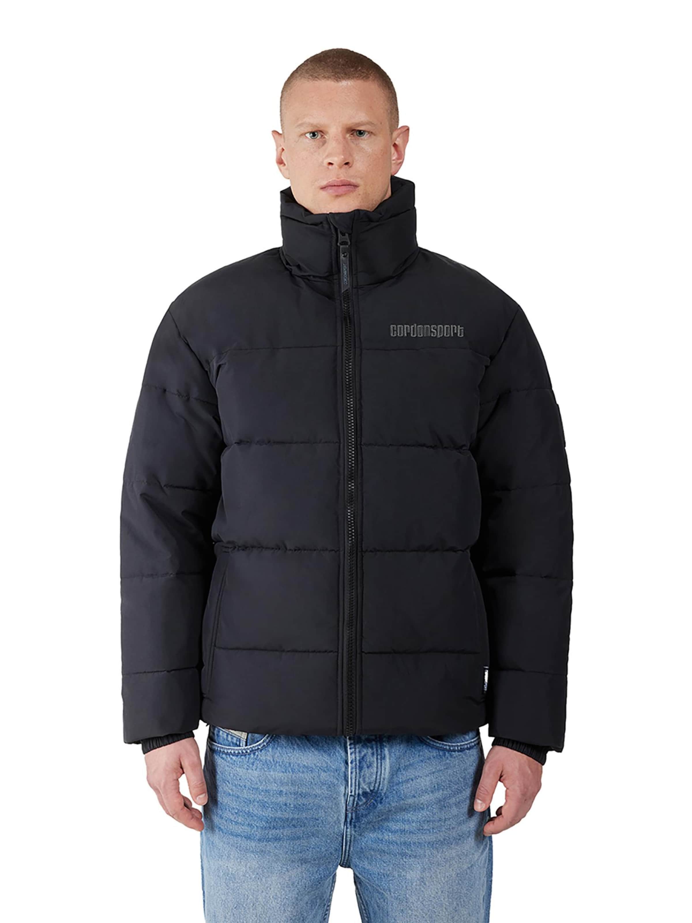 Cordon Sport Winter Jacket 'Santos' in Black: front