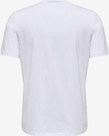 T-Shirt fonctionnel 'Carson' Hummel en blanc