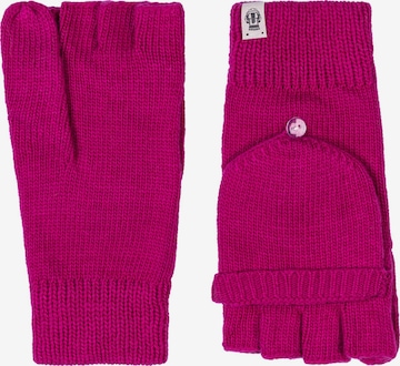 Mezzoguanti di Roeckl in rosa: frontale