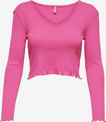 ONLY Shirt 'Oda' in Roze: voorkant
